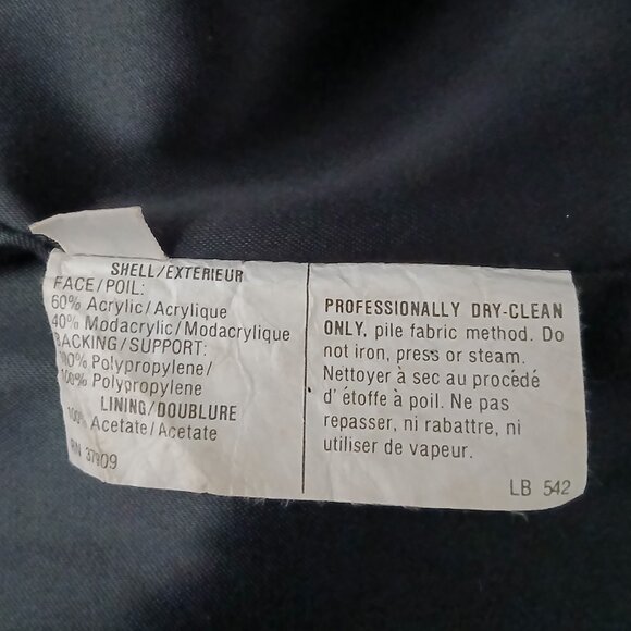 Monterey Fashions Vintage 80s Faux Fur Coat 20W Plush Mob Wife Brown USA Made - Picture 13 of 13